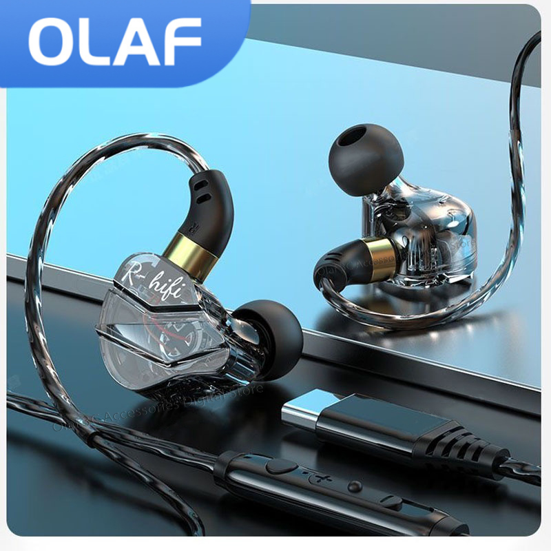 In Ear Monitors For Singers - OLAF HiFi Typ C Gaming-Kopfhörer, kabelgebundene