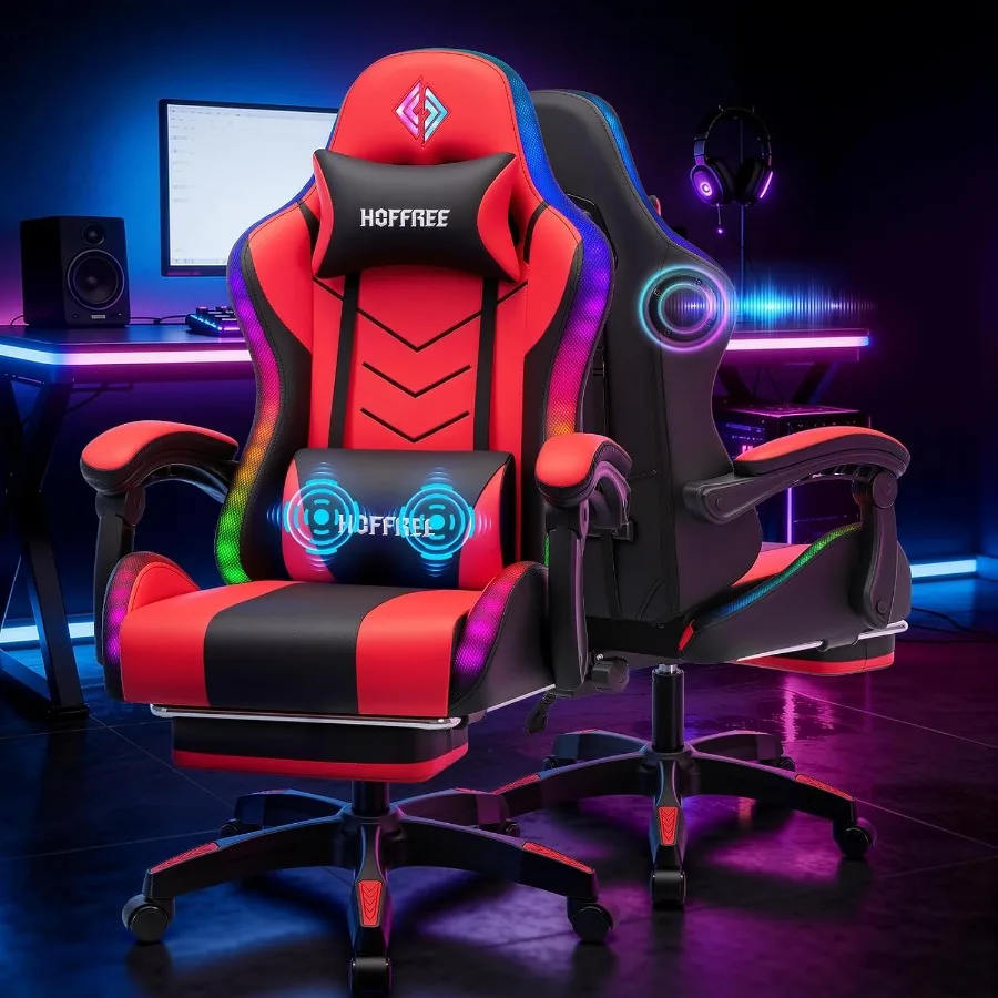 RGB-Gaming-Stuhl mit Lautsprec – Speakers Bewertung und Preis