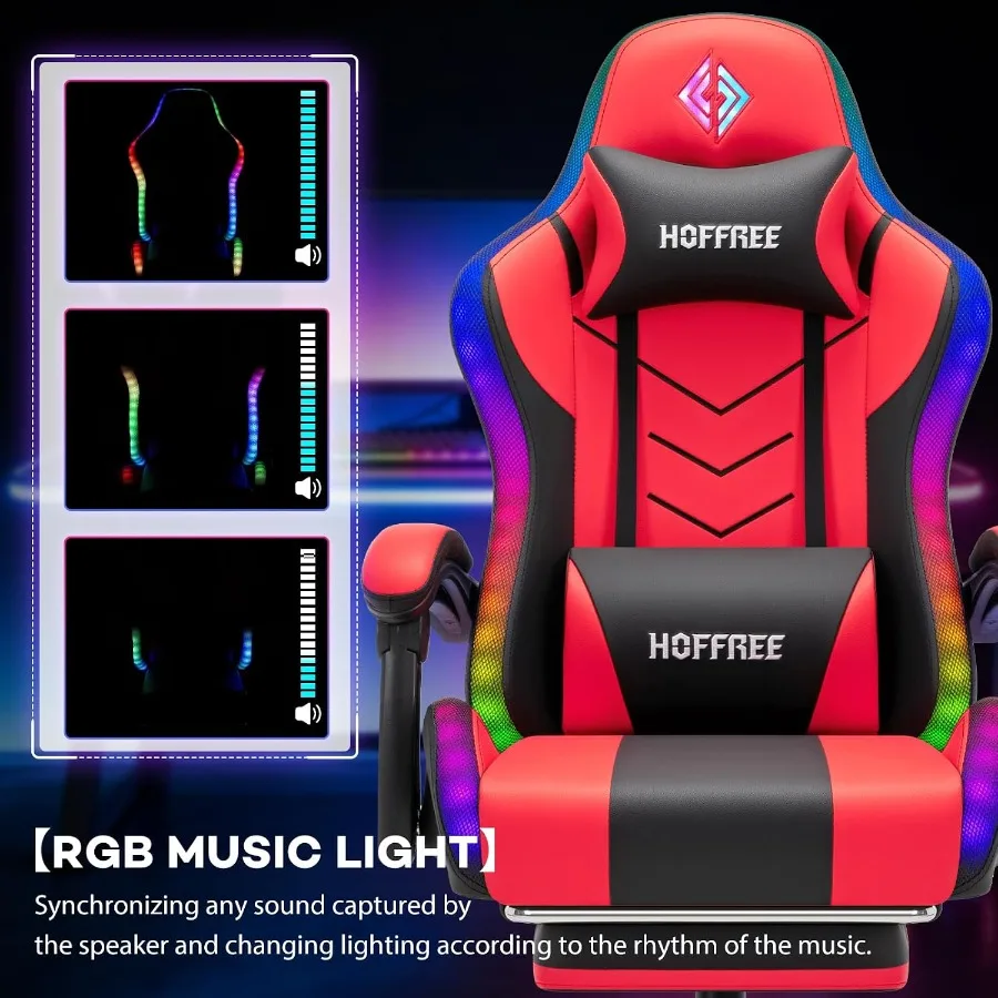 RGB-Gaming-Stuhl mit Lautsprec – Speakers Bewertung und Preis