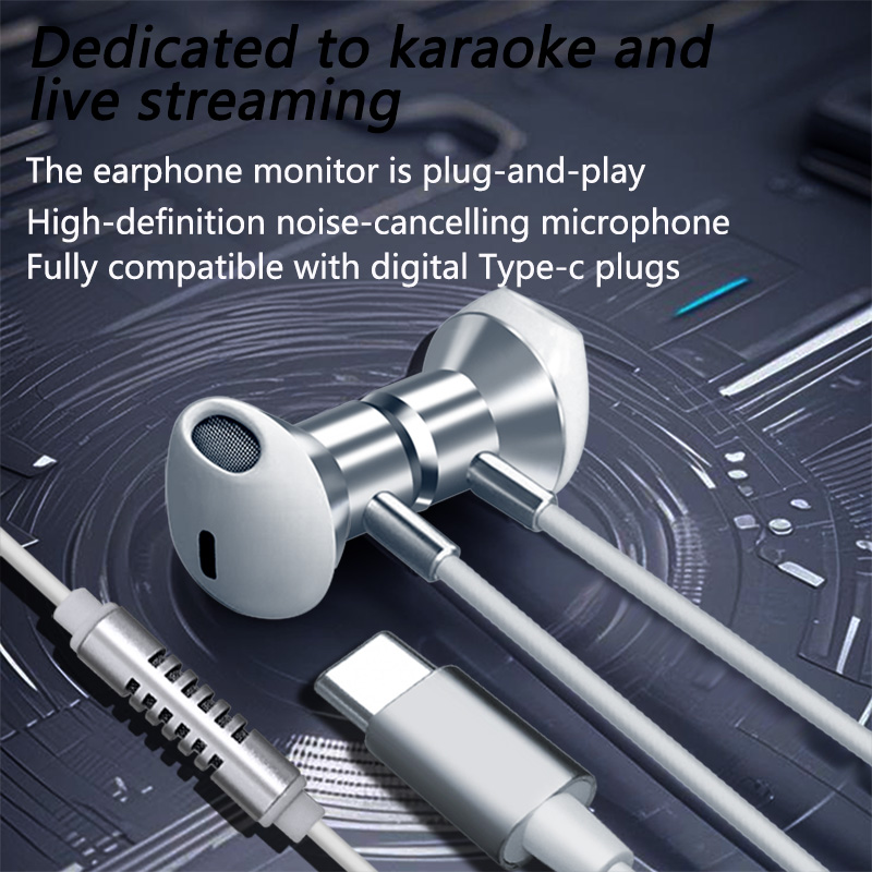 Typ-C Kabelgebundene Karaoke-K – In Ear Monitors For Singers Bewertung und Preis